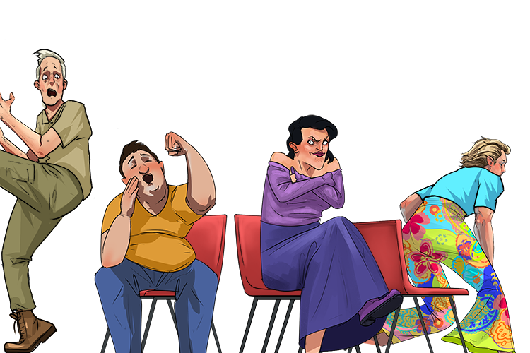 There is so much movement in musical chairs when you keep having to change position